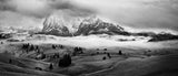 Foggy Dolomites Poster och Canvastavla