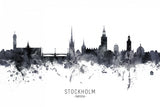 Stockholm Sweden Skyline Poster och Canvastavla