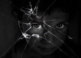broken glass Poster och Canvastavla