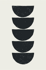 Minimal Circles #3 Poster och Canvastavla