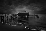 The Dark Boathouse Poster och Canvastavla