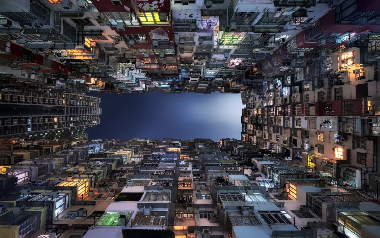 Beehive Buildings Poster och Canvastavla