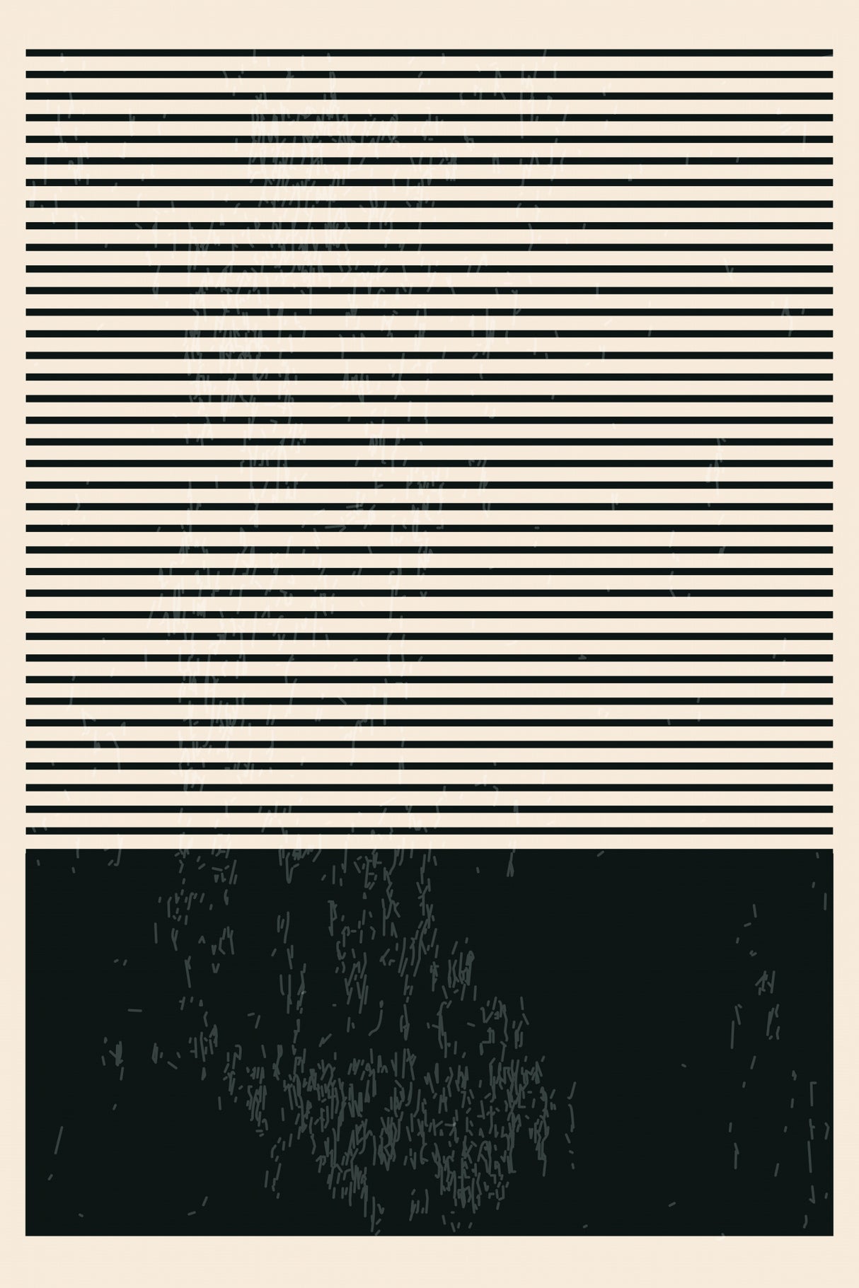Black and White Minimal Series #2 Poster och Canvastavla
