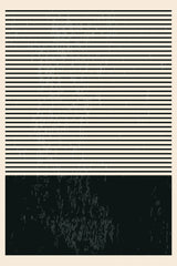 Black and White Minimal Series #2 Poster och Canvastavla