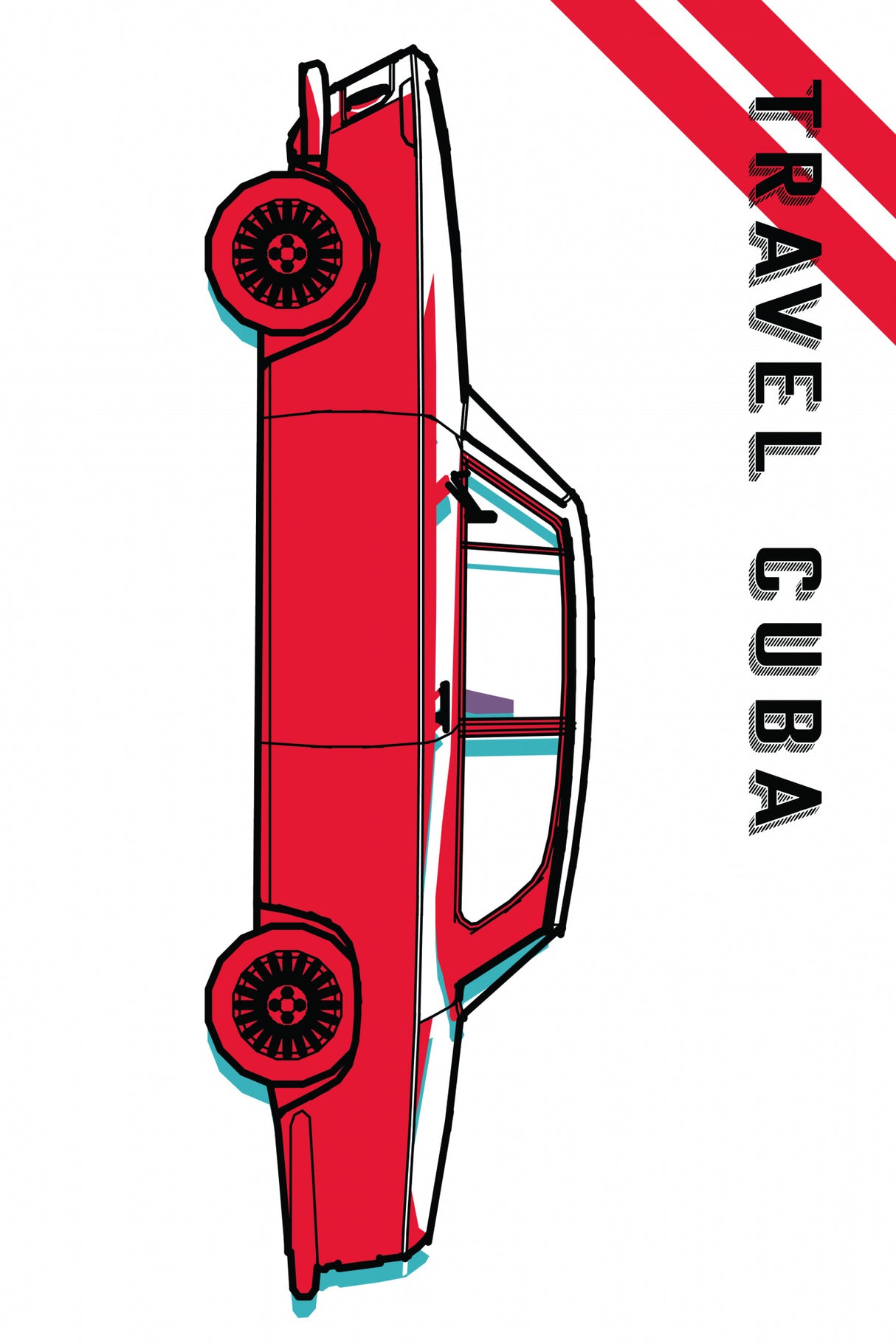 Travel Cuba Poster och Canvastavla
