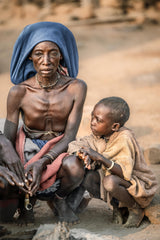 Omukuvale mother and child Poster och Canvastavla