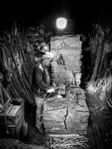 The traditional blacksmithing profession in the city of Mosul Poster och Canvastavla