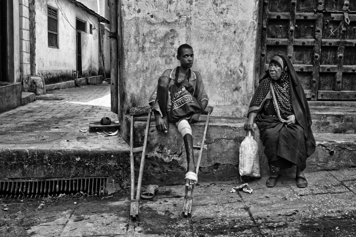 In the streets of Zanzibar. Poster och Canvastavla