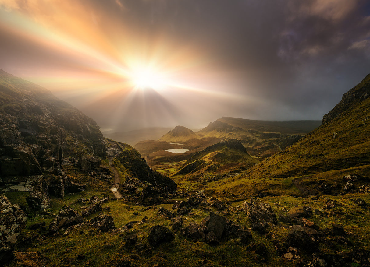 Trotternish Ridge Light #3 Poster och Canvastavla