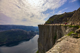 Majestic view of Norwegian Landscape, Pulpit Rock Poster och Canvastavla