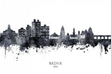 Nashik Skyline India Poster och Canvastavla
