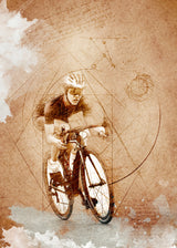Cycling sport art 49 Poster och Canvastavla