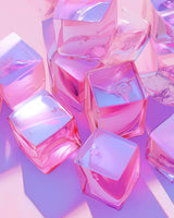 Pink Ice Cubes Poster och Canvastavla