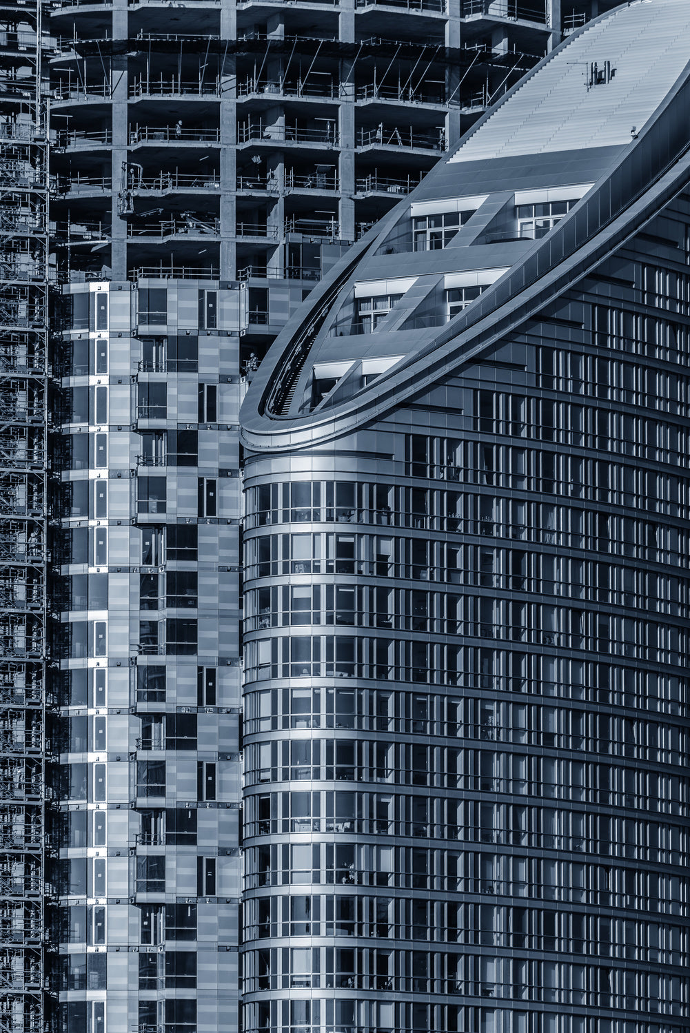 Modern high rise Poster och Canvastavla