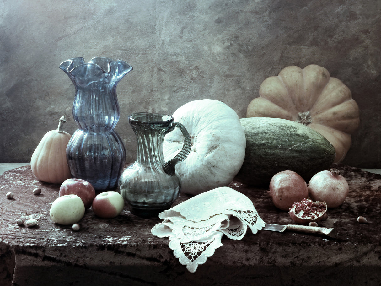 still life with blue vase Poster och Canvastavla