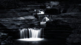 Watkins Glen Water Cascade Poster och Canvastavla