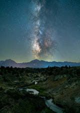 Milky Way over the Valley Poster och Canvastavla