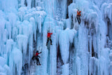 Ice Cliff Climbing-2 Poster och Canvastavla