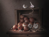 Onion and garlic Poster och Canvastavla