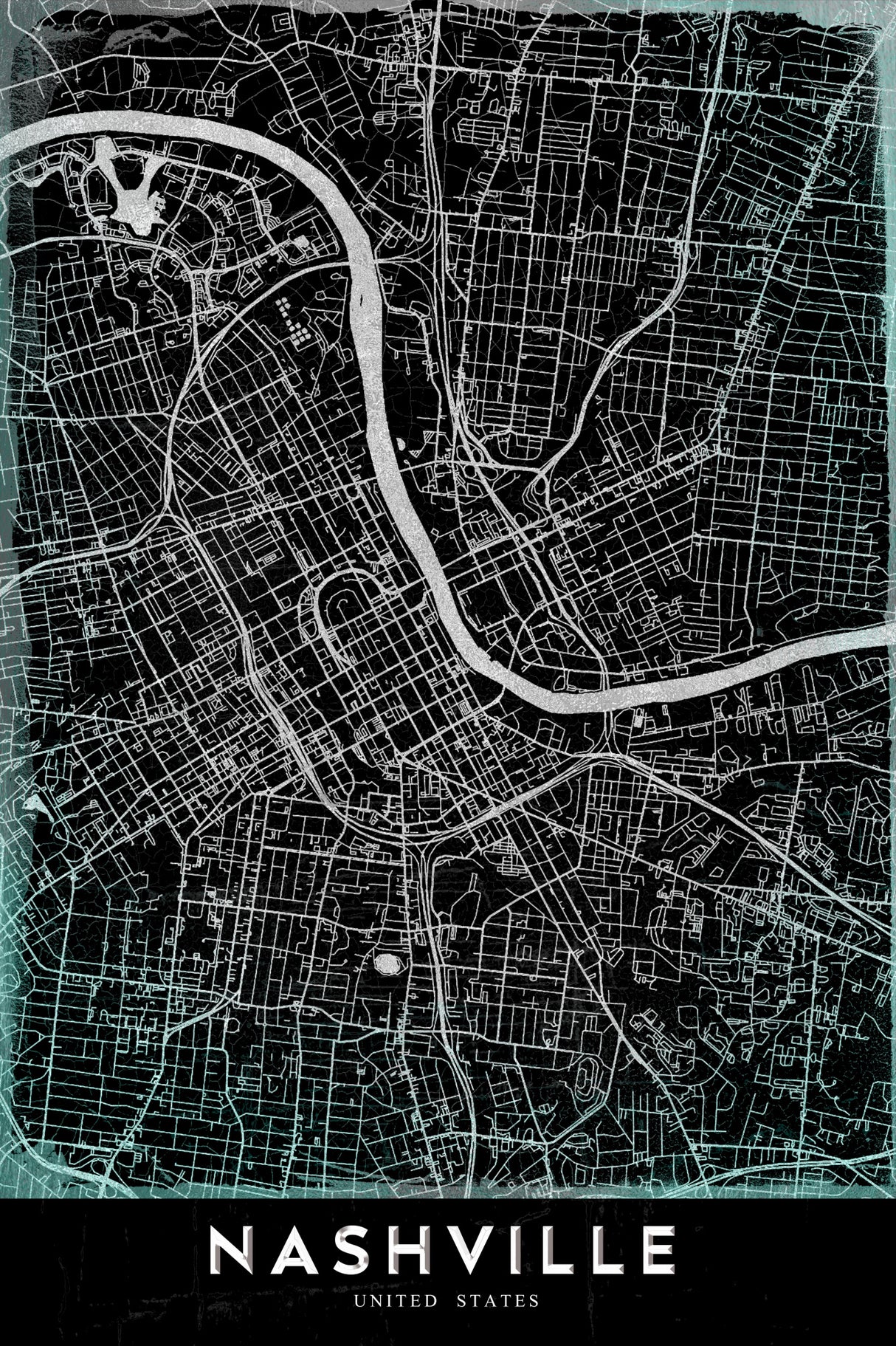 NASHVILLE Poster och Canvastavla
