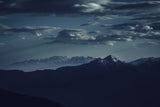 Lonely peak of mountains Poster och Canvastavla