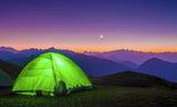 MOONLIGHT CAMPING Poster och Canvastavla