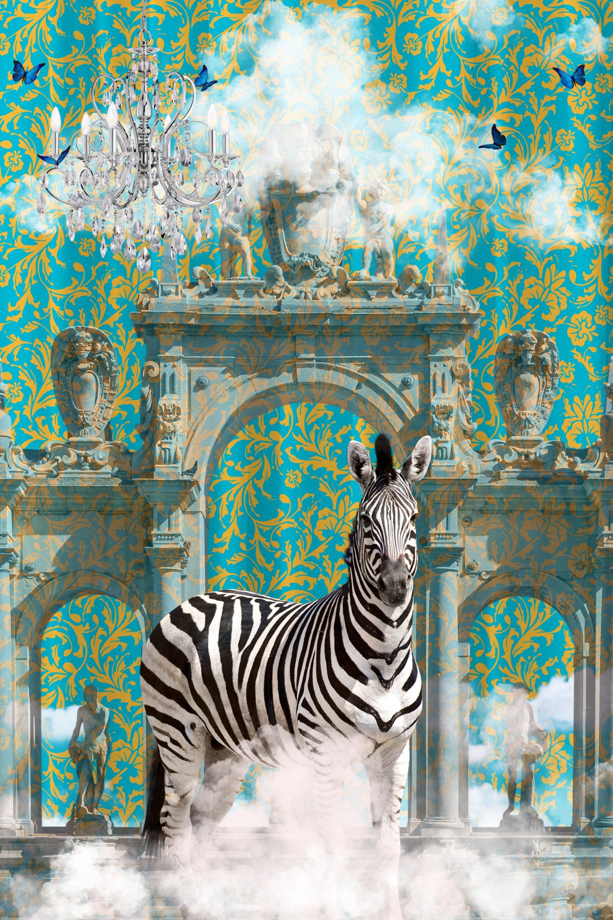 Zebra Adventures Poster och Canvastavla