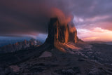Tre de Cime Poster och Canvastavla