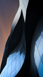 Blue curves Poster och Canvastavla