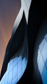 Blue curves Poster och Canvastavla