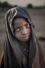 The face of an Arbore girl Poster och Canvastavla