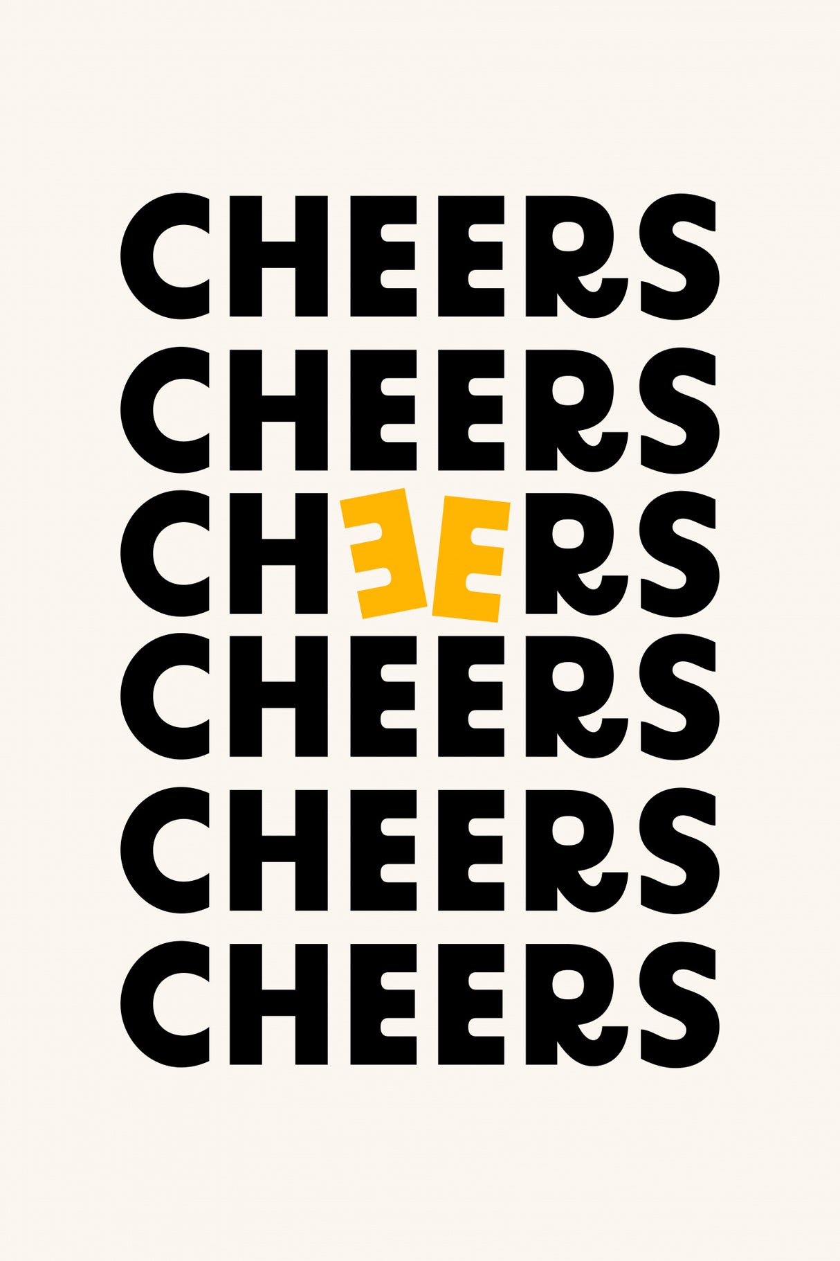 Cheers Poster och Canvastavla