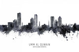 Umm Al Quwain Skyline Poster och Canvastavla