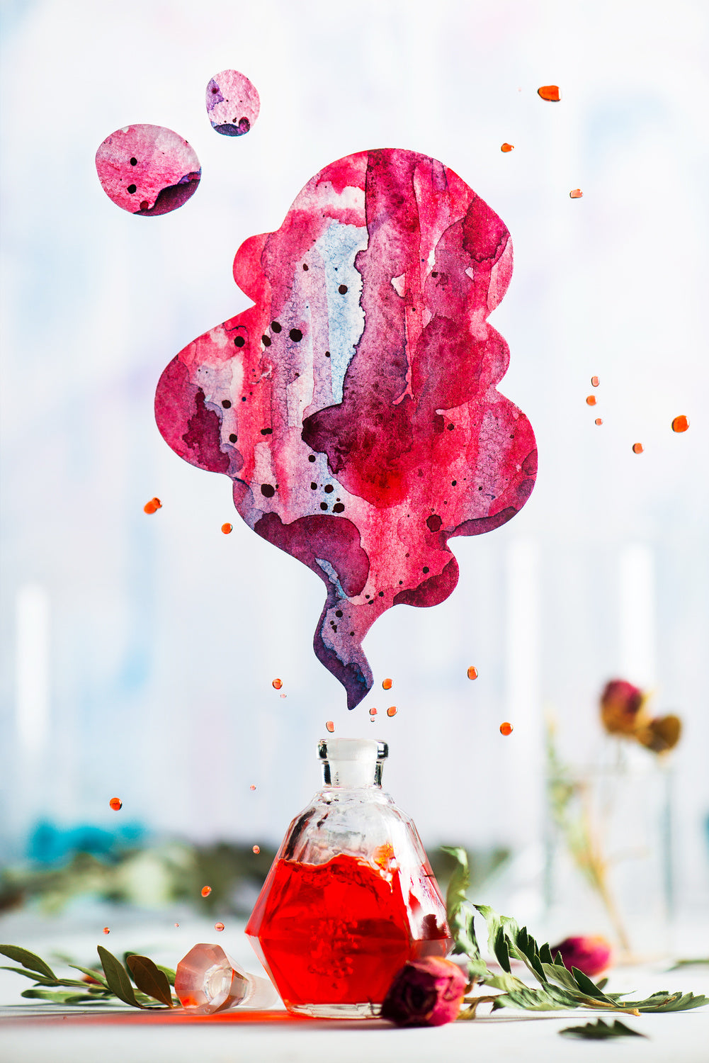 Summer Perfume (Red) Poster och Canvastavla