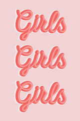 Girls Girls Girls Poster och Canvastavla