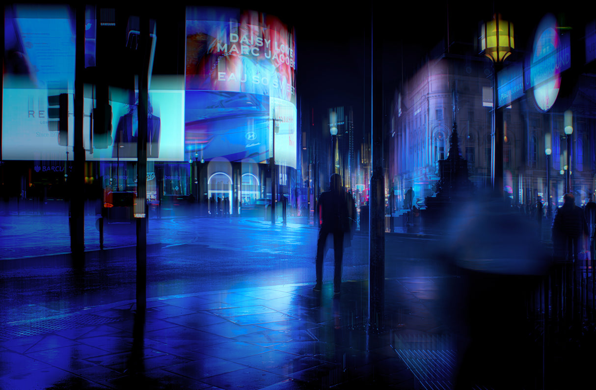 Piccadilly Nights Poster och Canvastavla