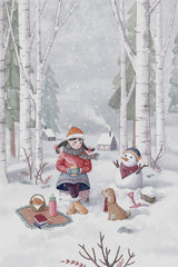 Winter Girl Poster och Canvastavla