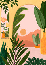 Desert Mountains Poster och Canvastavla