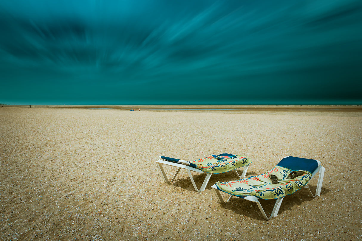 Sun beds Poster och Canvastavla