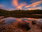 Sunrise at Mt Rainier Poster och Canvastavla