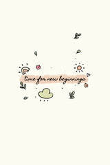 New year new beginning Poster och Canvastavla