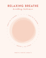 Relaxing Breathe Poster och Canvastavla