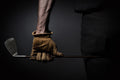 Yellow glove Poster och Canvastavla