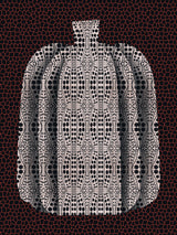 Pop Art Pumpkin Vase Poster och Canvastavla
