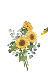 Colorful Sunflower 1 Poster och Canvastavla