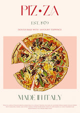 Pizza Poster 1 Kitchen poster eller kökstavla