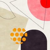 Mid Bauhaus Geometry 8 Kopie Poster och Canvastavla