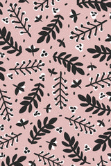 Branches And Berries (Pink) Poster och Canvastavla