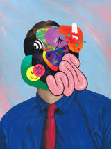 Trying Hard To Look Busy Poster och Canvastavla
