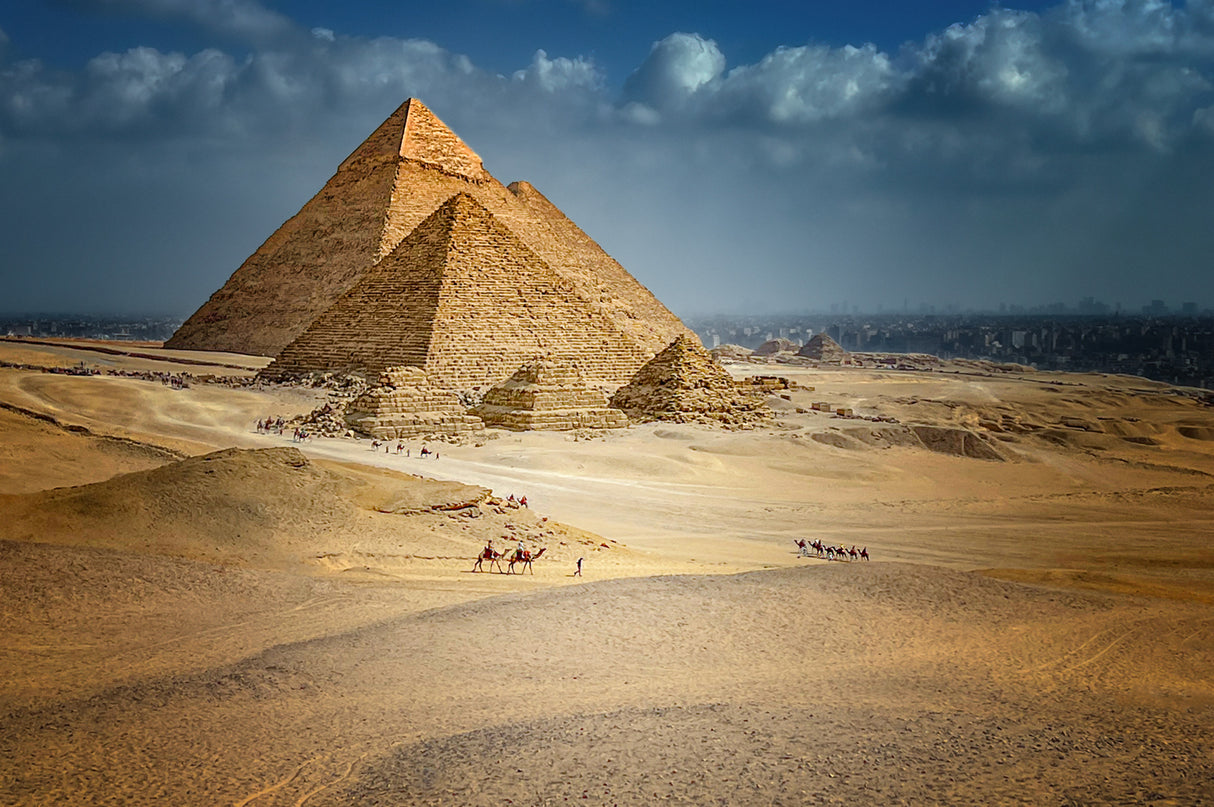 The Pyramids of Giza Poster och Canvastavla